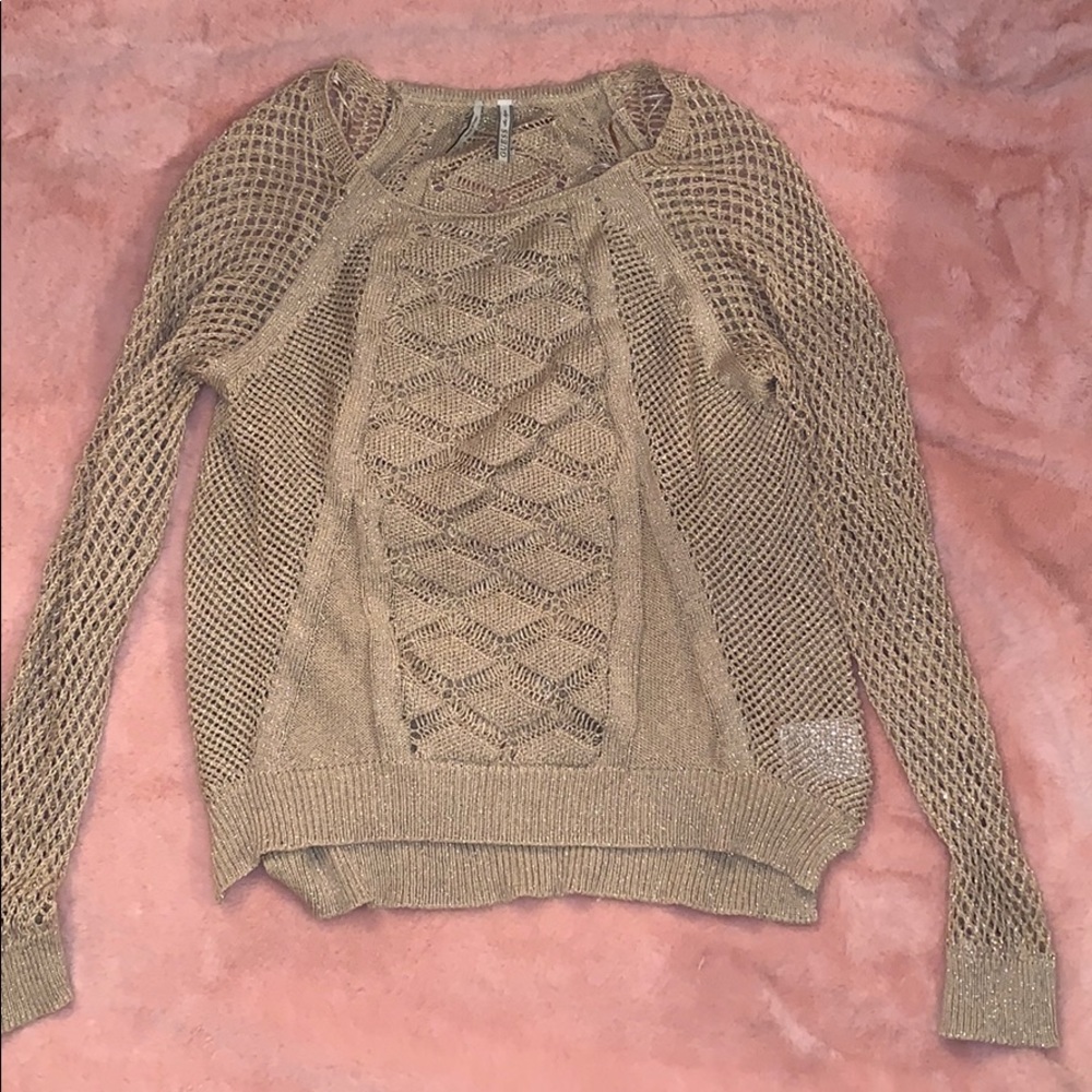 Gold Guess sweater